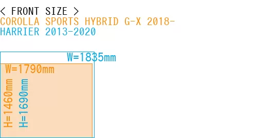 #COROLLA SPORTS HYBRID G-X 2018- + HARRIER 2013-2020